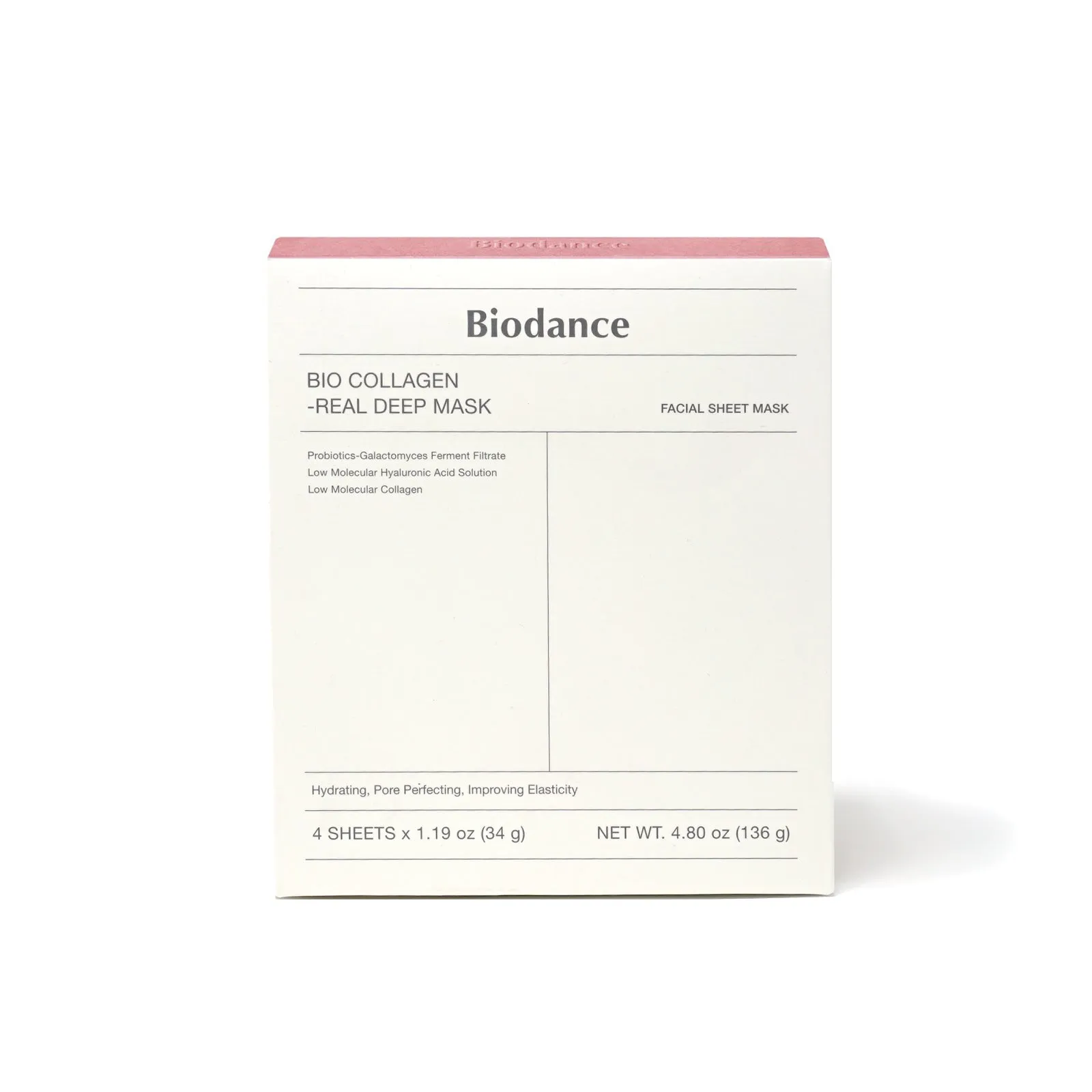 [ BIODANCE ] Bio-Collagen Real Deep Mask 1.19 oz x 4 ea