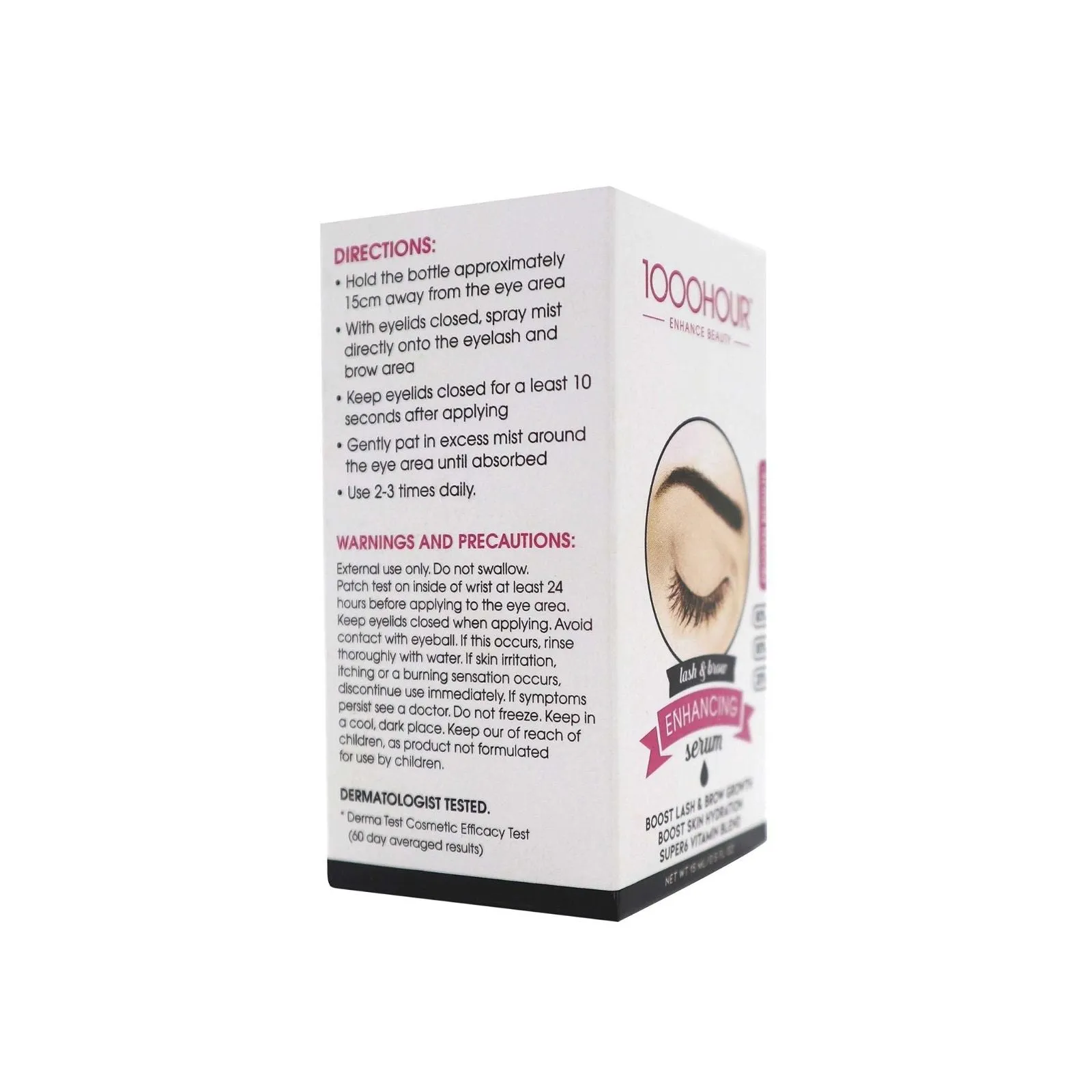 1000 Hour Lash and Brow Enhancing Serum Mist 15ml