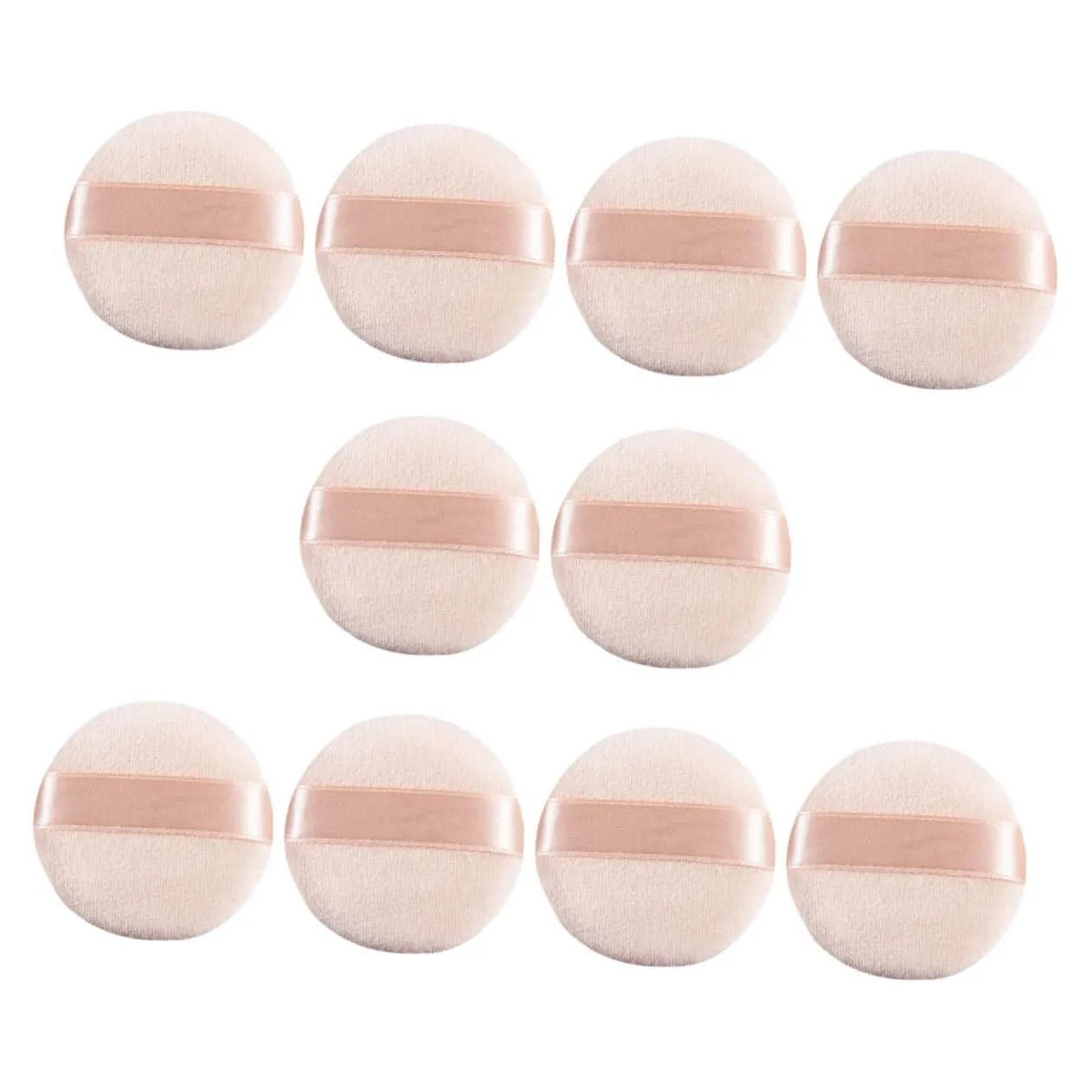 10pcs Loose Powder Puff for Women Soft and Fluffy Makeup Applicator for Home and Salon Use for Cosmetics Gentle Touch for Finish