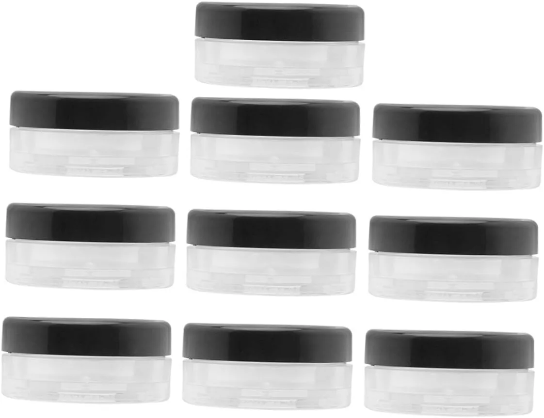 10pcs Portable Empty Loose Powder Box Compact Multi-purpose Cosmetic Storage for Home and Travel Lightweight and Design for Powders