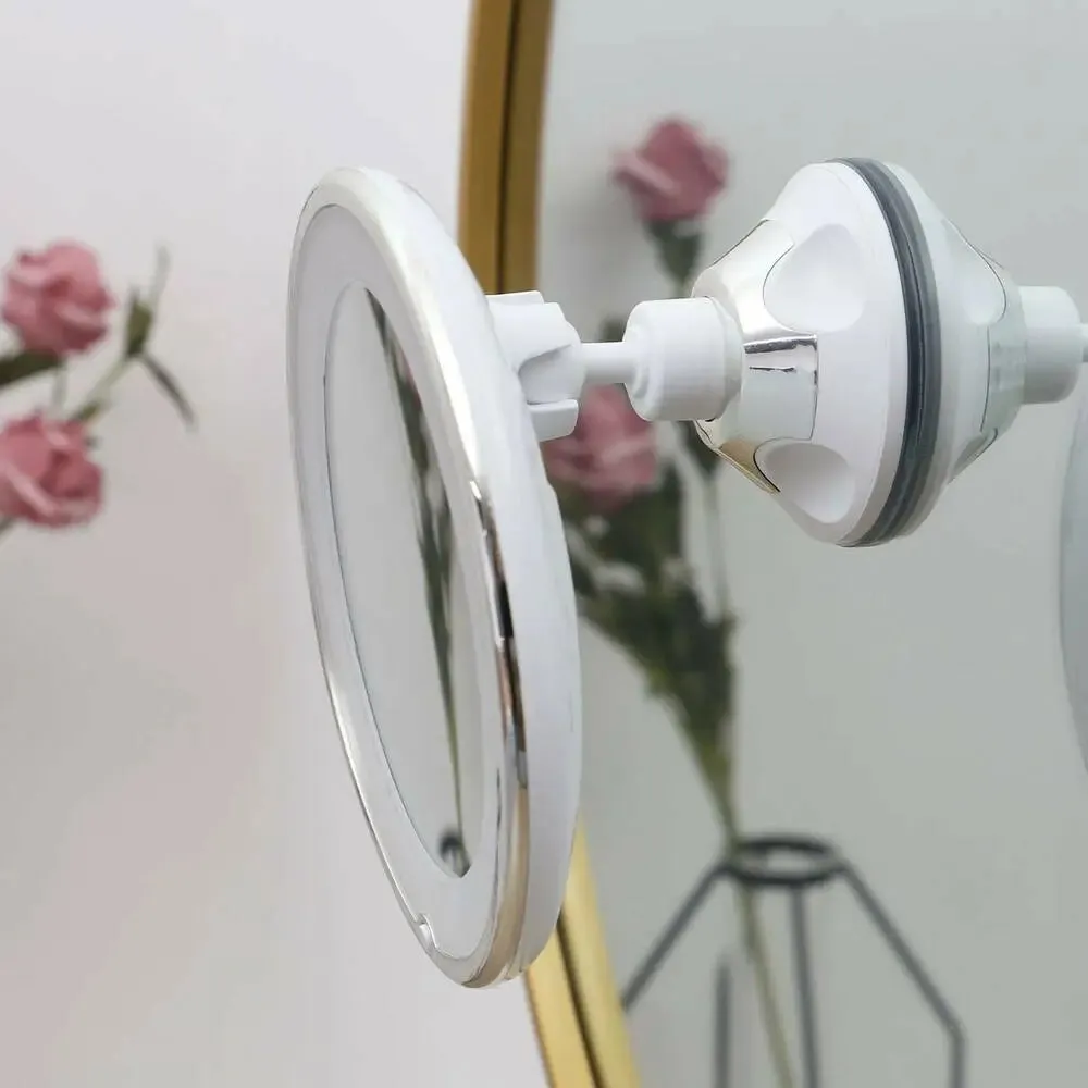 10x Magnifying Makeup Mirror with LED Lights