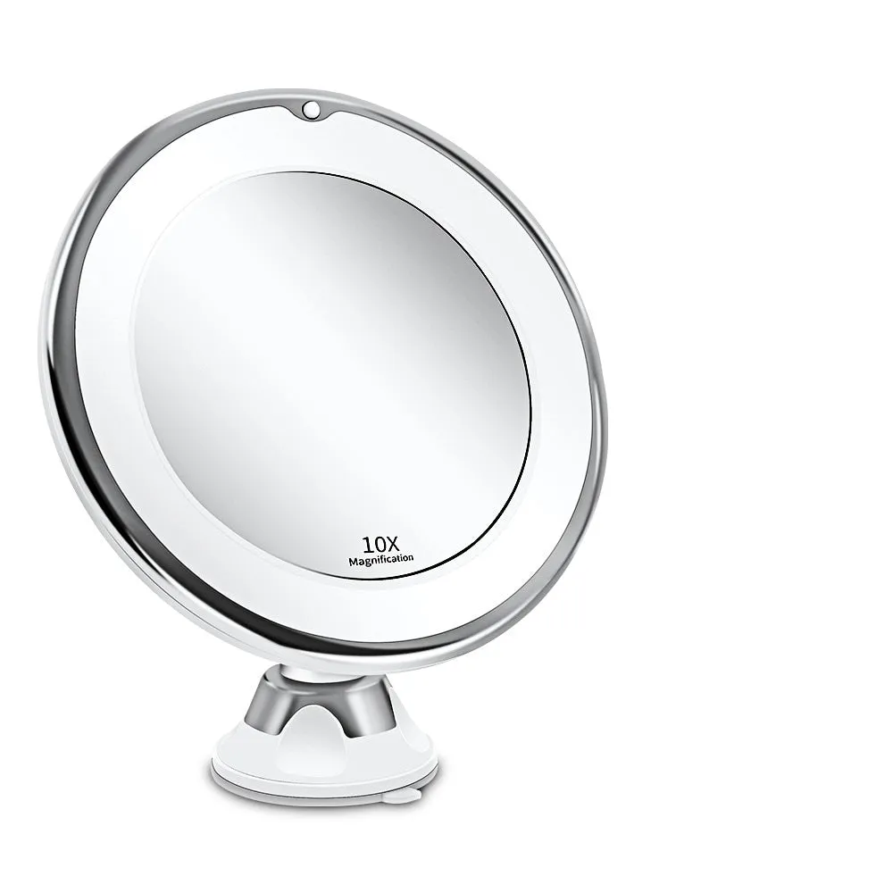 10x Magnifying Makeup Mirror with LED Lights