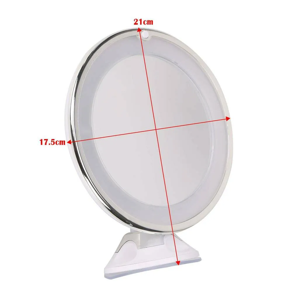 10x Magnifying Makeup Mirror with LED Lights
