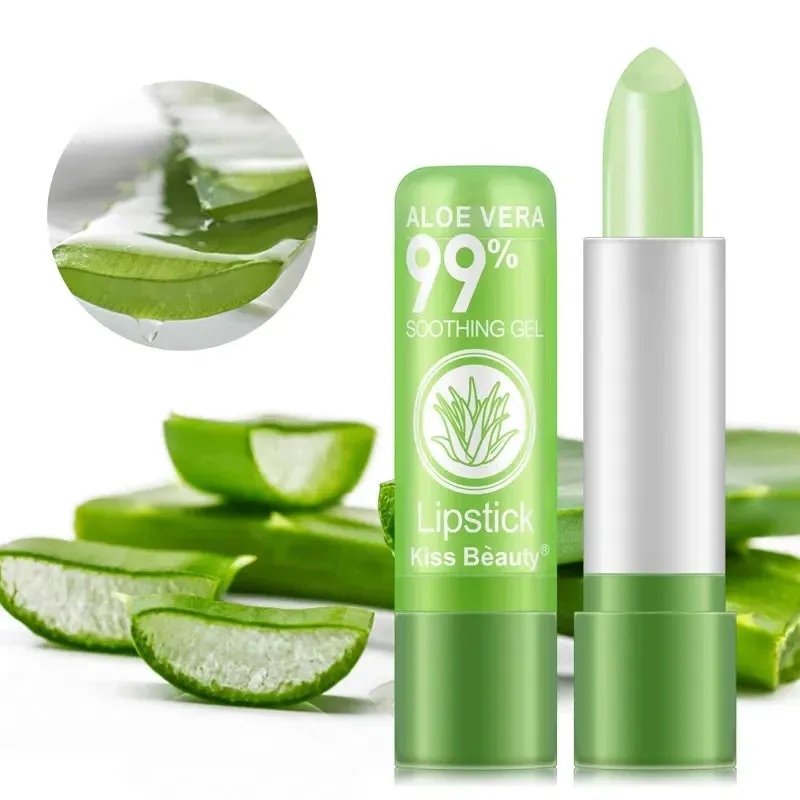 12 Pcs/set Aloe Vera Lipstick Lip Tint - Color Changing Tinted Lip Balm with Aloe Vera Moisturizing. Long-Lasting Lip Balm available for wholesale.