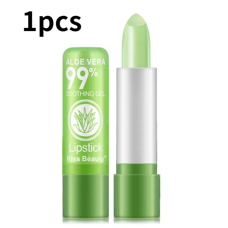 12 Pcs/set Aloe Vera Lipstick Lip Tint - Color Changing Tinted Lip Balm with Aloe Vera Moisturizing. Long-Lasting Lip Balm available for wholesale.