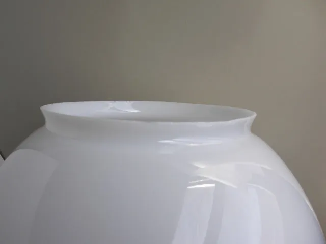 14" Hand Blown Opal Globe w/ 7" size fitter