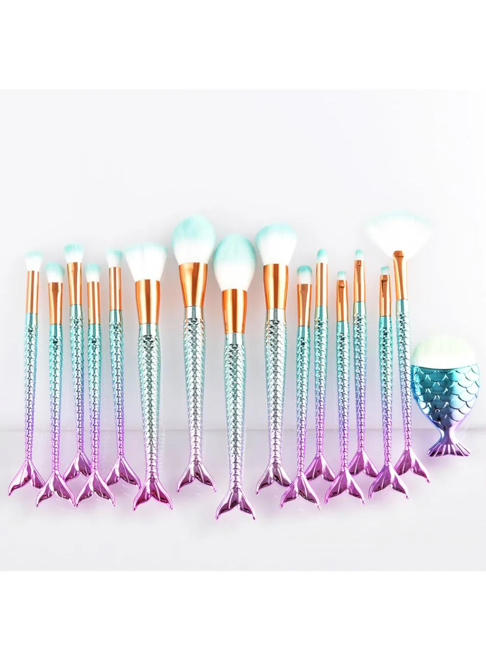 15pcs Professional Makeup Brushes Set Powder