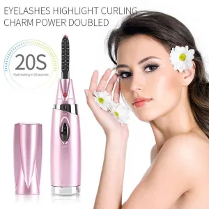 1pc 6 Colors Electric Eyelash Curler Electric Heating Eyelash Clip