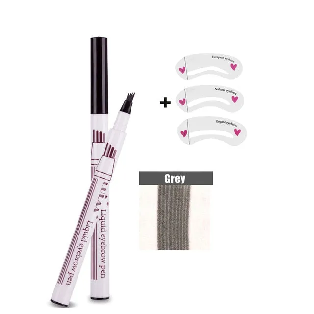 1Pcs Women Makeup Sketch Liquid Eyebrow Pencil  Waterproof Brown Eye Brow Tattoo Dye Tint Pen Liner Long Lasting Eyebrow