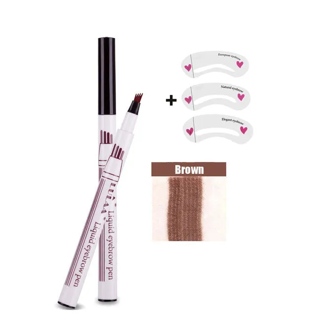 1Pcs Women Makeup Sketch Liquid Eyebrow Pencil  Waterproof Brown Eye Brow Tattoo Dye Tint Pen Liner Long Lasting Eyebrow