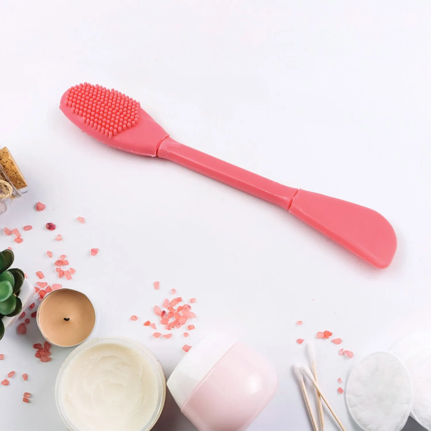 2-in-1 Double-Headed Silicone Face Mask Brush (1pc)