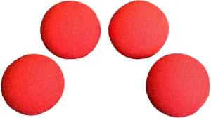 2 inch - 4 x Regular Sponge Balls - Red