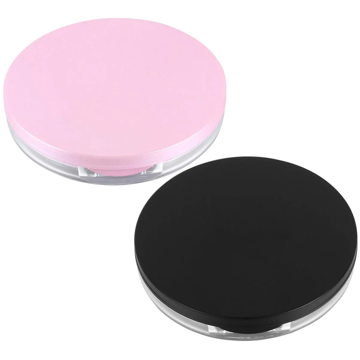 2 Sets Puff Storage Boxes for Makeup Sponges Loose Box with Puff Holder Portable Make up Sponges Case