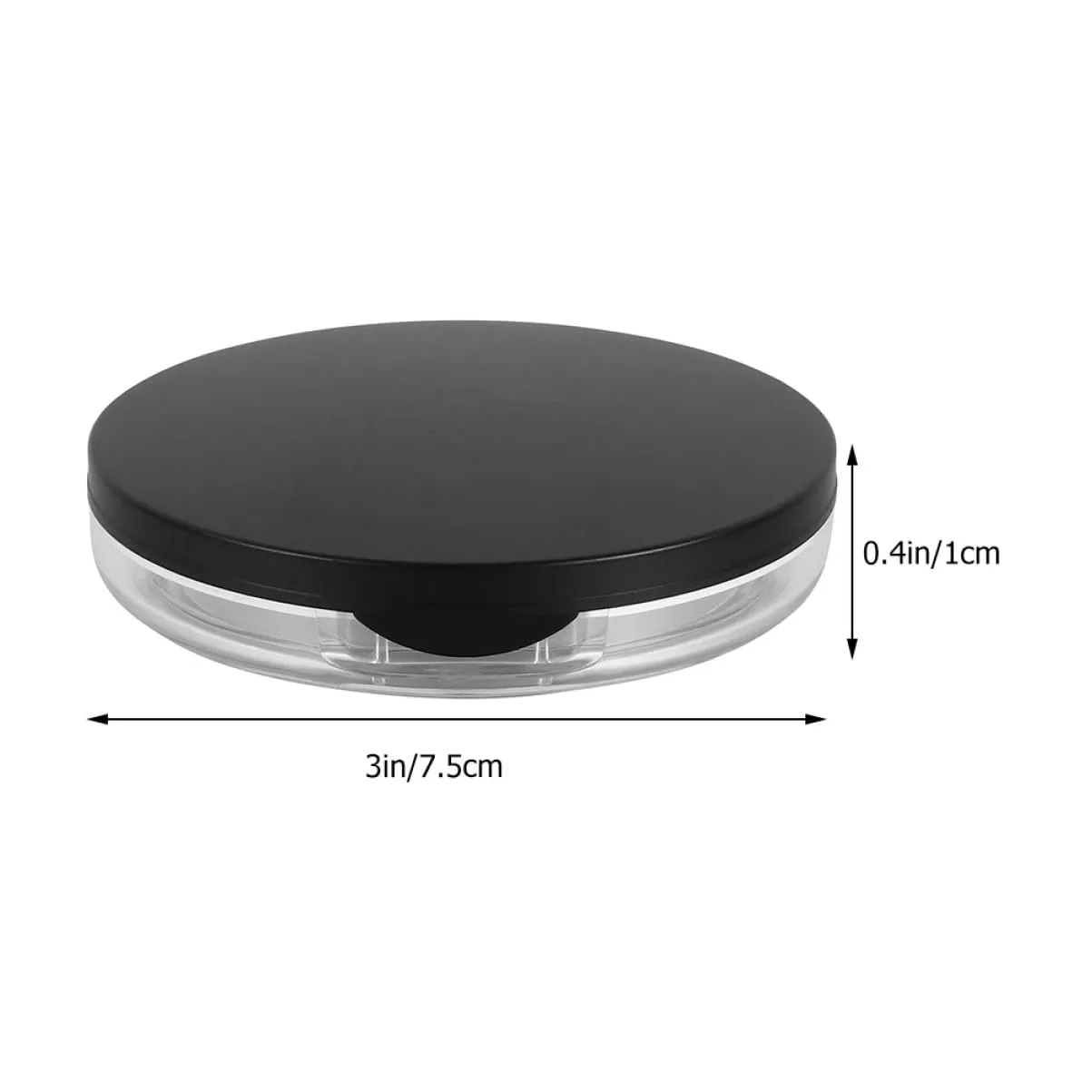 2 Sets Puff Storage Boxes for Makeup Sponges Loose Box with Puff Holder Portable Make up Sponges Case
