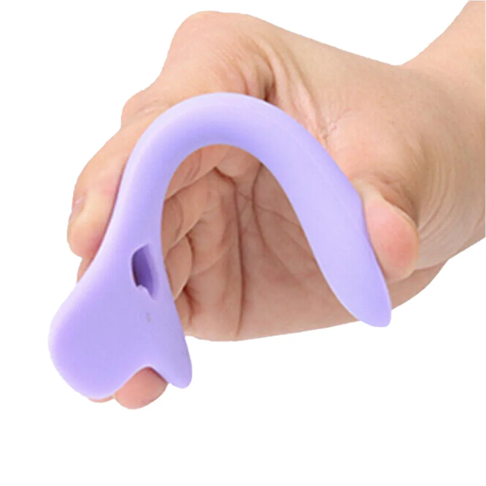 2Pcs Silicone Eyeliner Lipstick Drawing Aids Multi-function Makeup Tools Guide Tool Purple