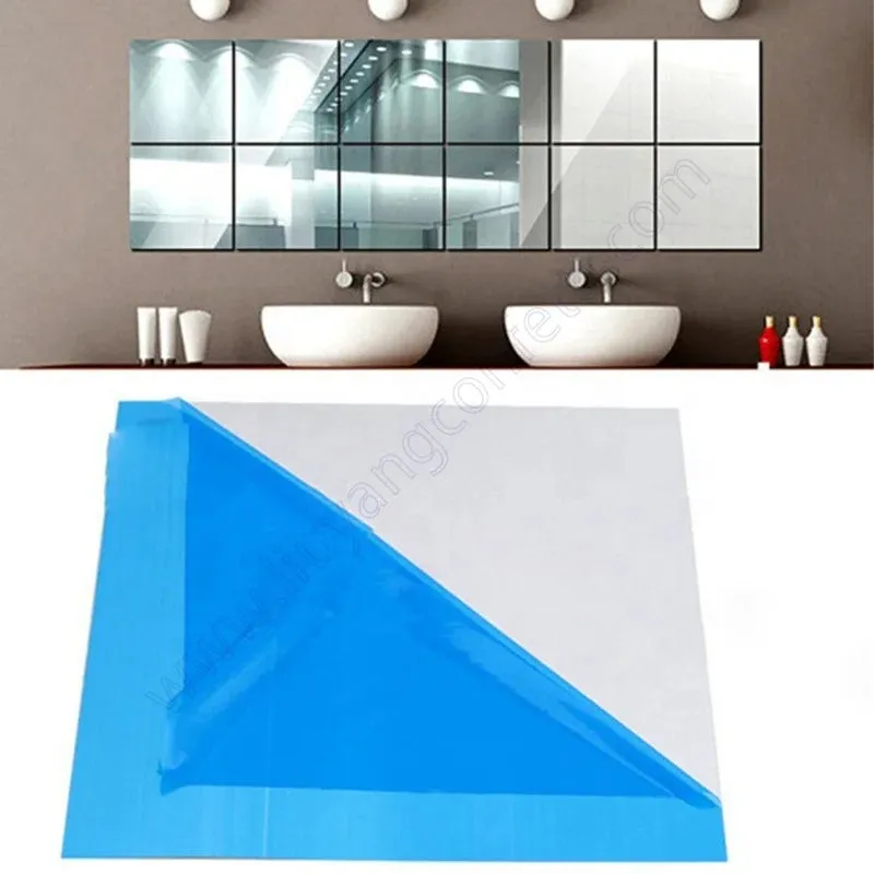 3D Mirror Wall Stickers Home Living Room Decoration