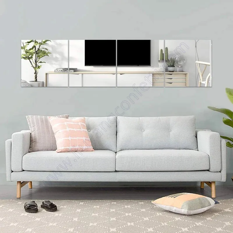3D Mirror Wall Stickers Home Living Room Decoration