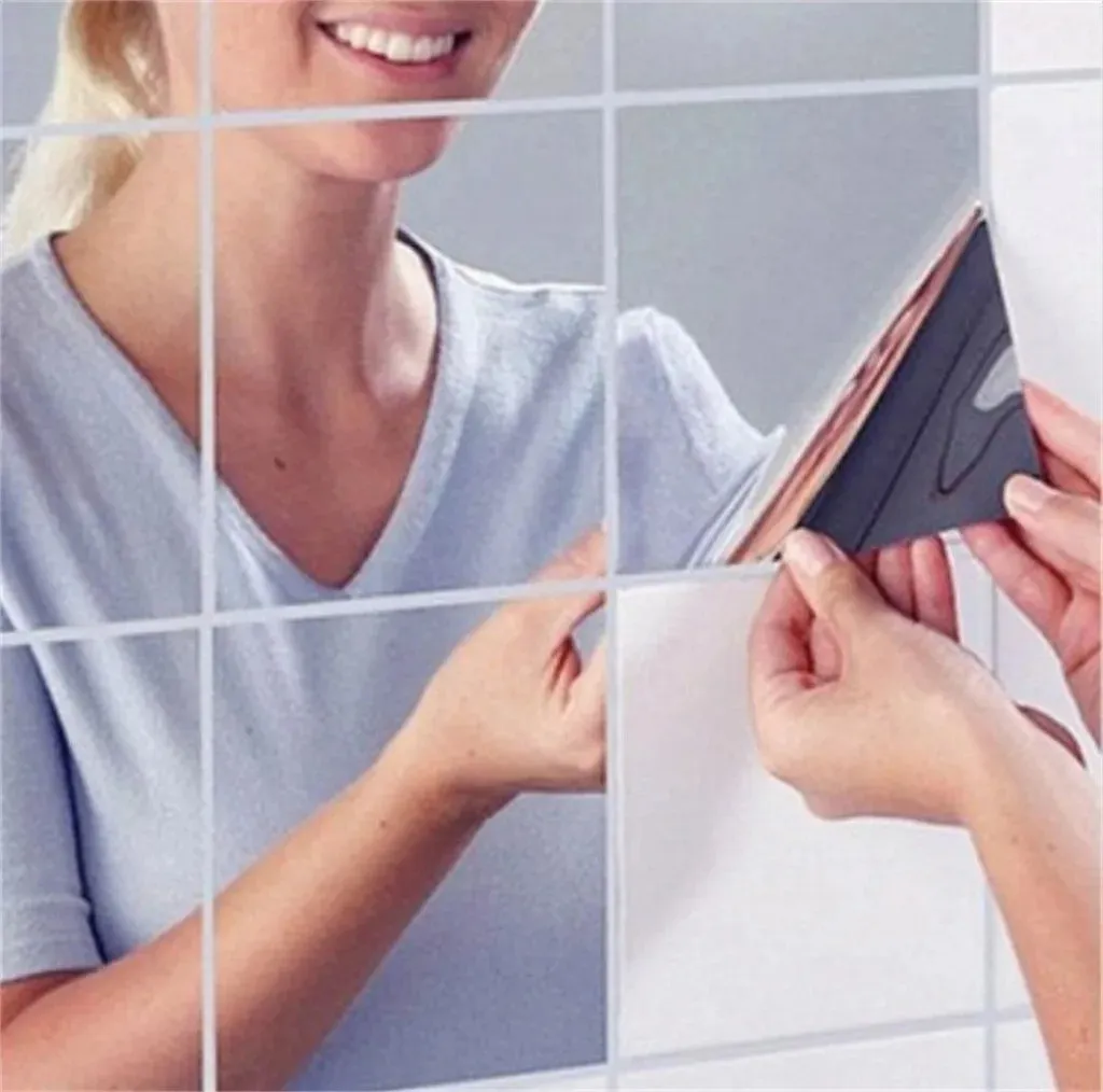 3D Mirror Wall Stickers Home Living Room Decoration