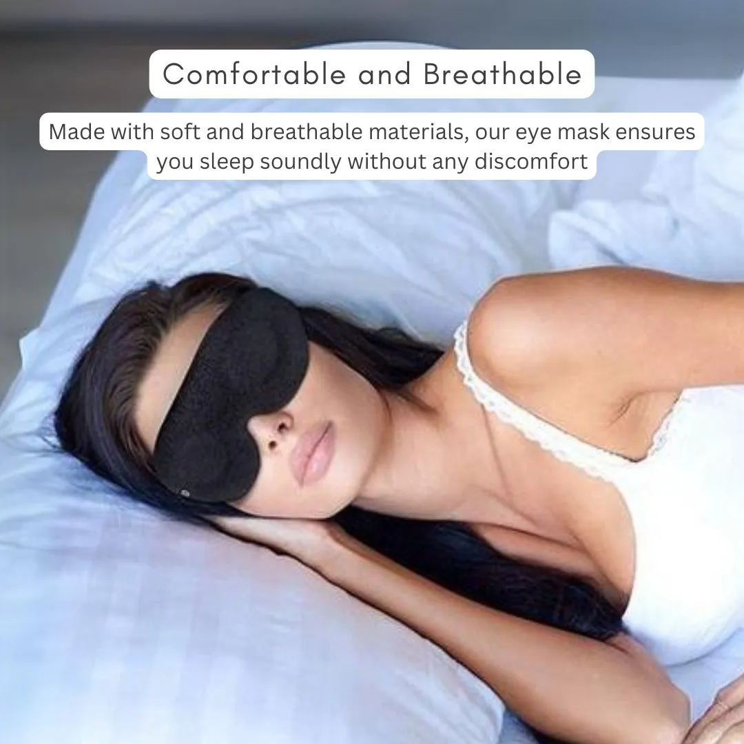 3D Sleeping Eye Mask & Cooling Ice Globes Facial Massager Tool Pack(Bulk 3 Sets)