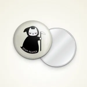3" Seam Reaper Pocket Mirror by CraftedMoon