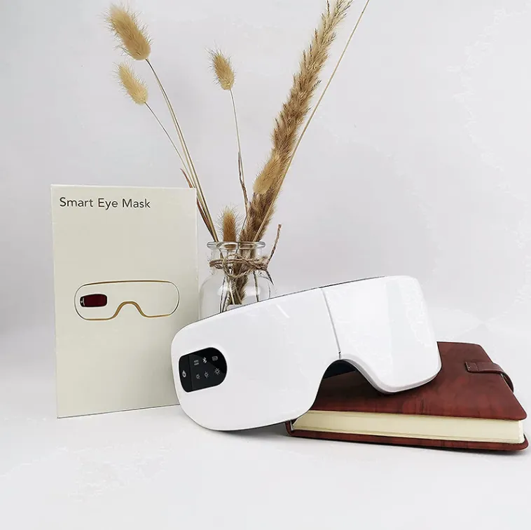 4D Electric Smart Eye Massager Heated Vibration For Tired Eyes Bluetooth Eye Massage Tool