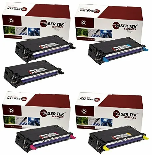 5 Pack Compatible Xerox Phaser 6280 Toner Cartridge Replacements for the Xerox 106R01395, 106R01392, 106R01393, 106R01394 (2 Black, Cyan, Magenta, Yellow)