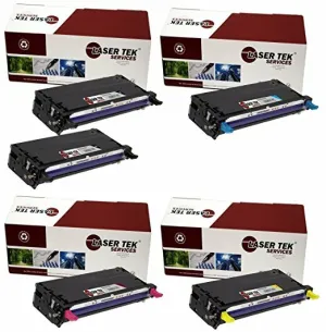 5 Pack Compatible Xerox Phaser 6280 Toner Cartridge Replacements for the Xerox 106R01395, 106R01392, 106R01393, 106R01394 (2 Black, Cyan, Magenta, Yellow)