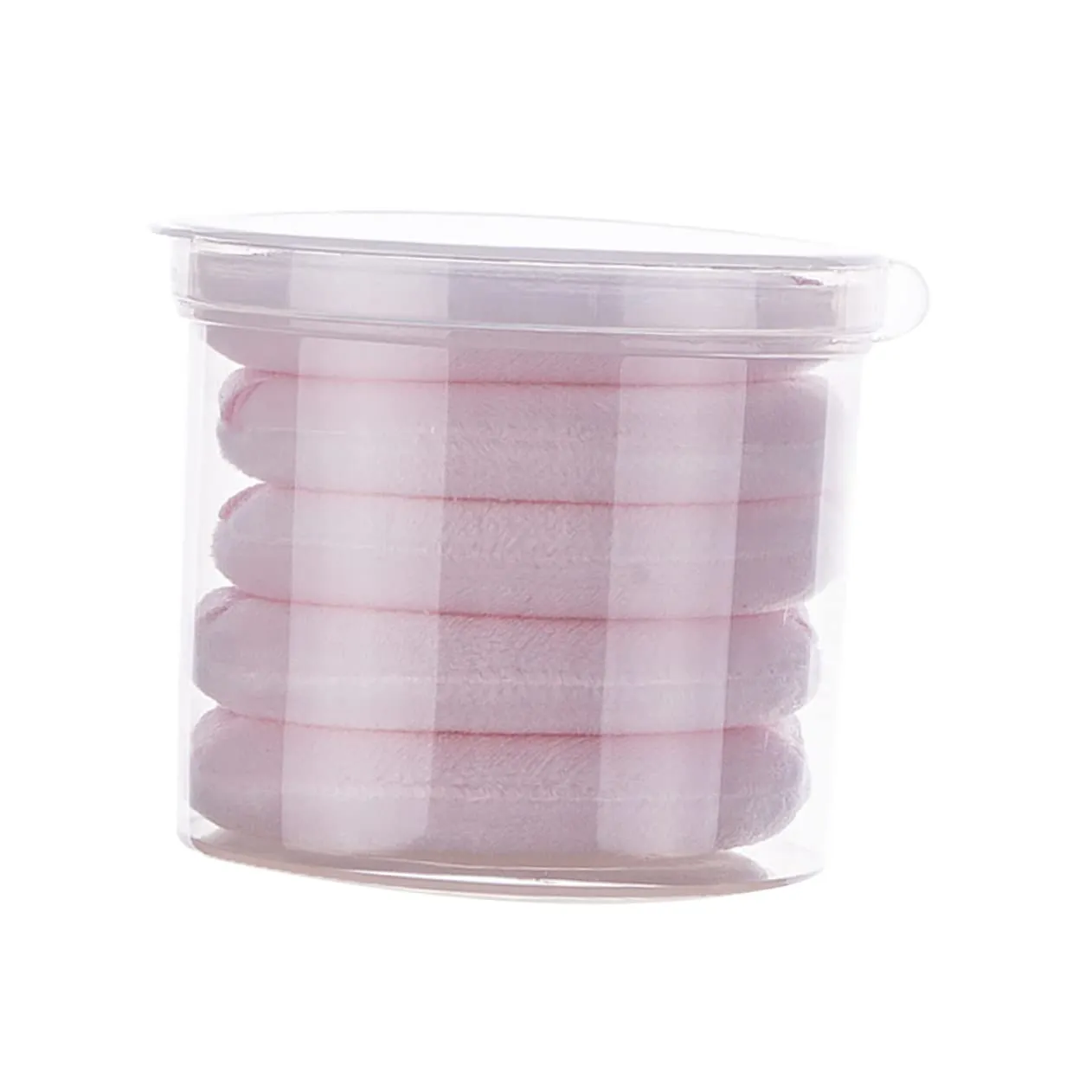 5pcs Fluffy Makeup Puff for Loose Powder Washable Cosmetic Cushion Strap for Application for Daily Use and Gentle Skin Care