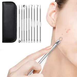9PCS Dual Heads Blackhead Pimple Remover Tool Kit