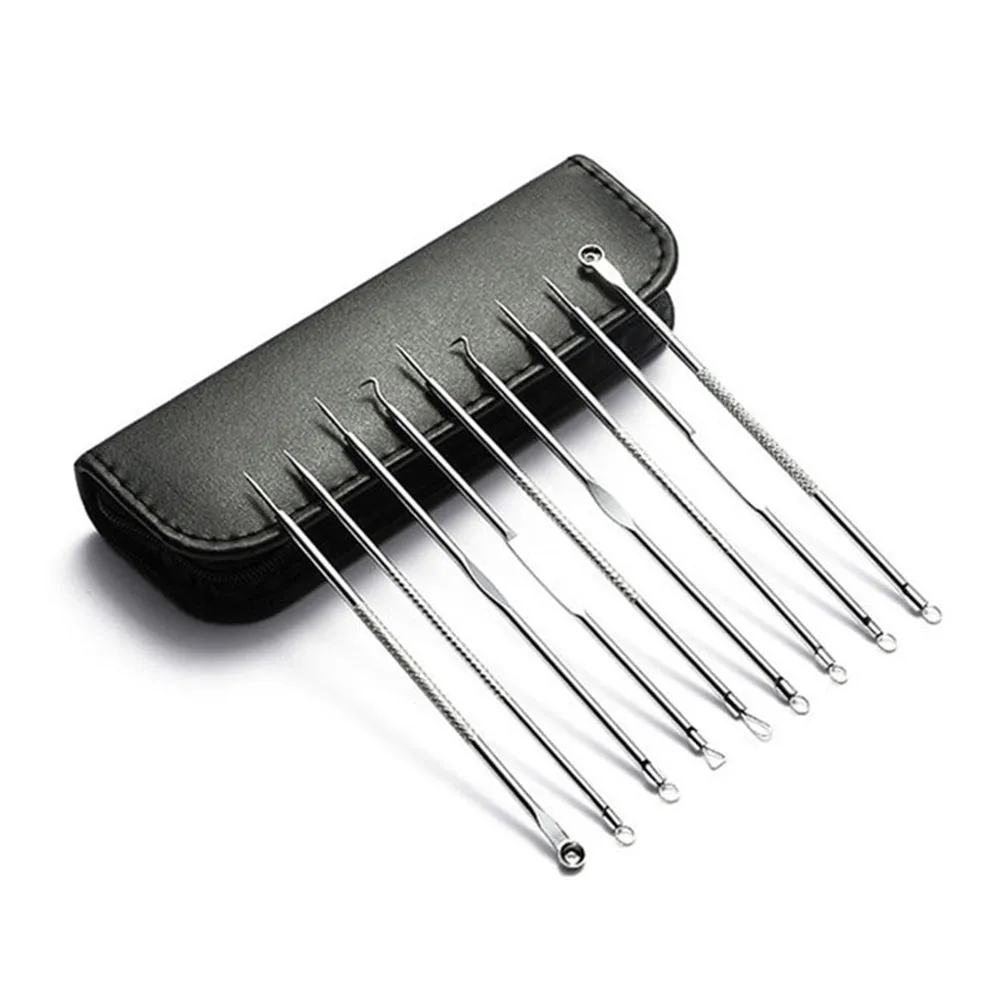 9PCS Dual Heads Blackhead Pimple Remover Tool Kit