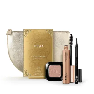A Holiday Fable Enchanting Eye Kit zestaw cień do powiek 22 1.5g   eyeliner w pisaku 01 1ml   tusz do rzęs 12ml   kosmetyczka