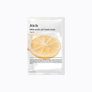 Abib Mild acidic pH sheet mask Yuja fit