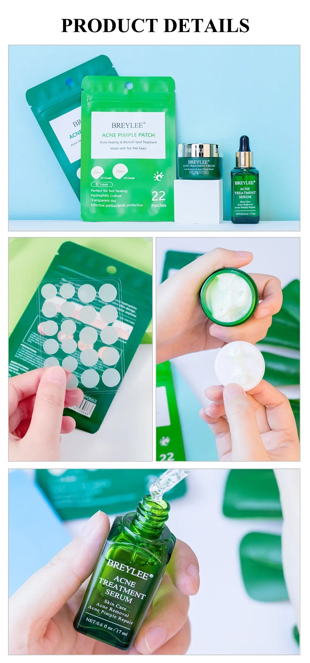 Acne Pimple Patch Face Mask Skin Care Serum Face Cream Mask Facial Care Tools