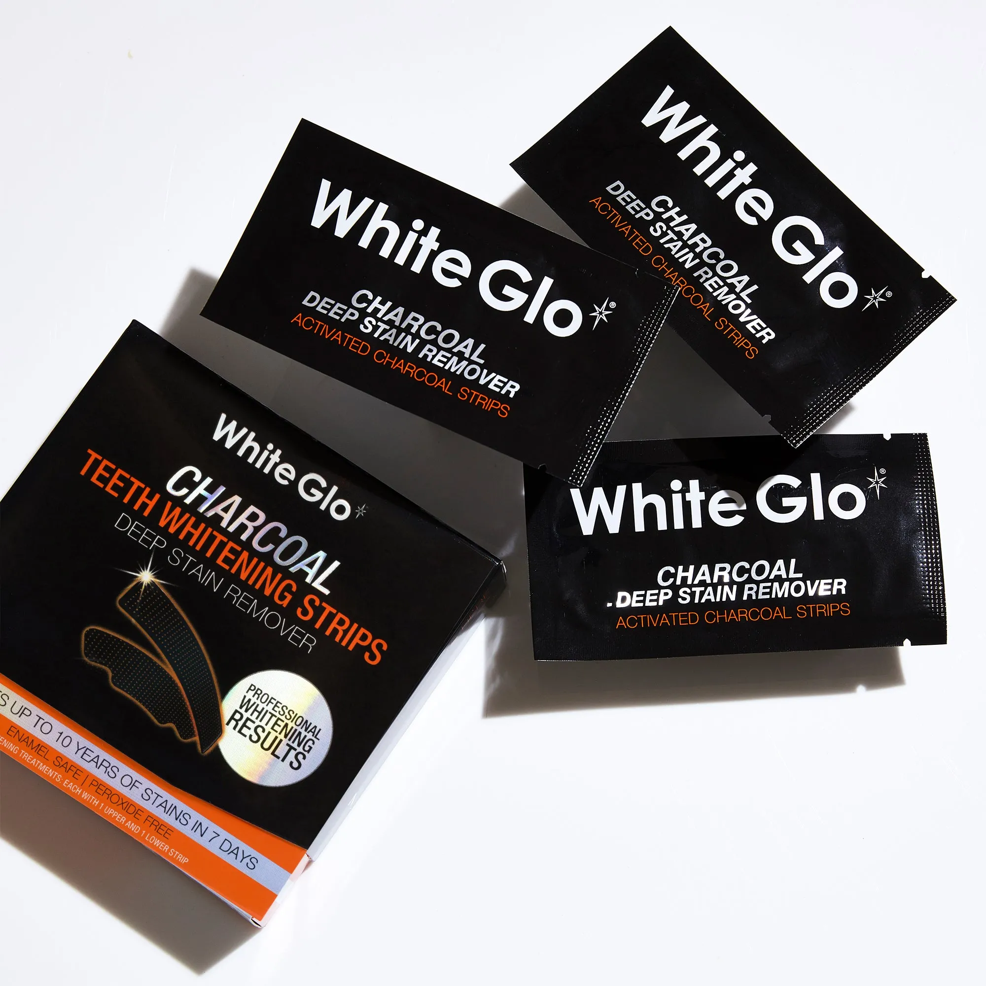 Activated Charcoal Deep Stain Remover Whitening Strips