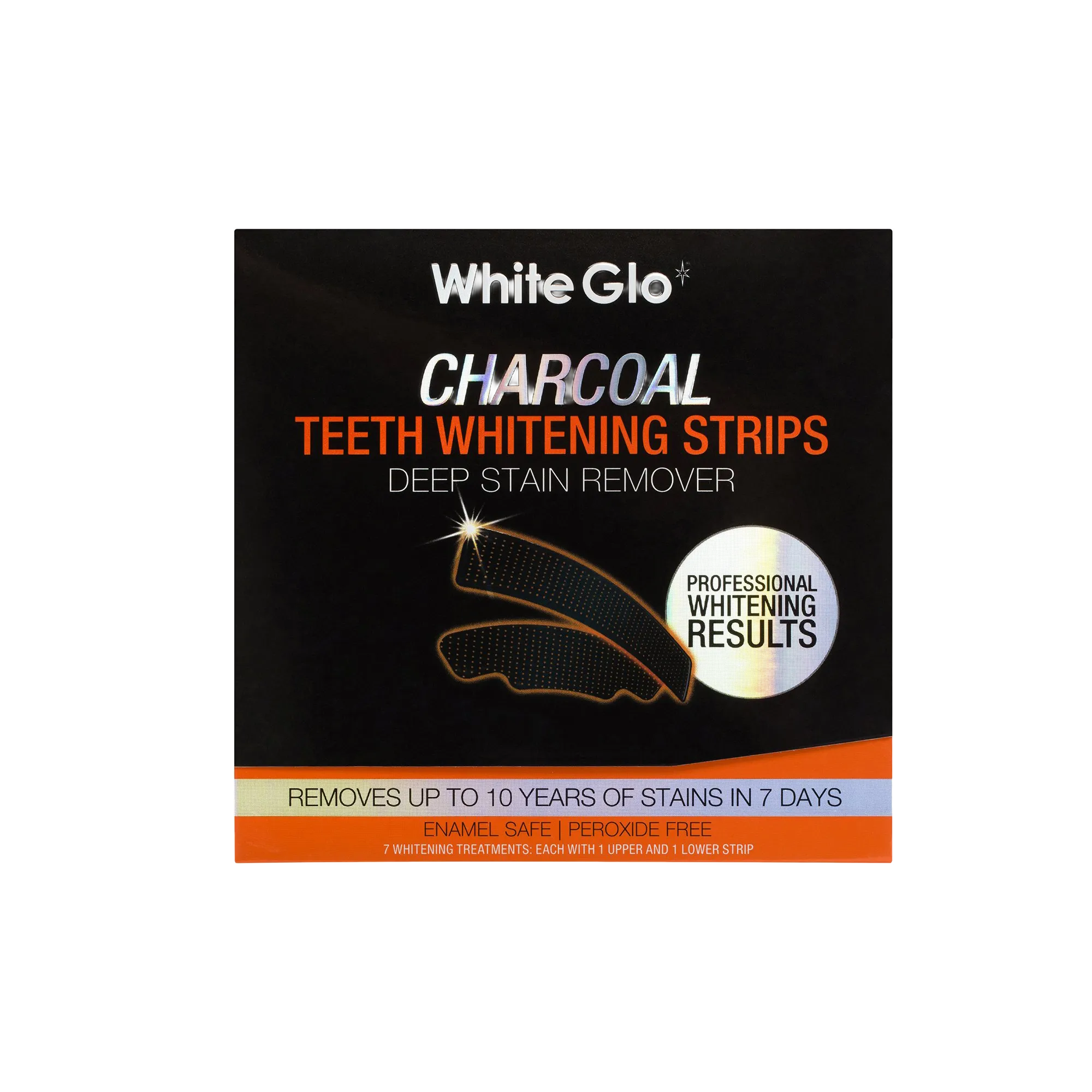 Activated Charcoal Deep Stain Remover Whitening Strips