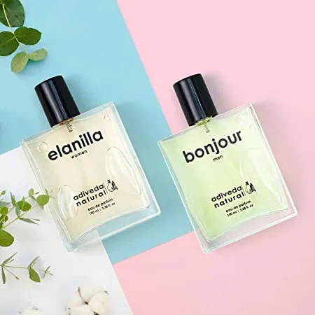 Adiveda Natural Elanilla & Bonjour For Men & Women Eau de Parfum - 200 ml