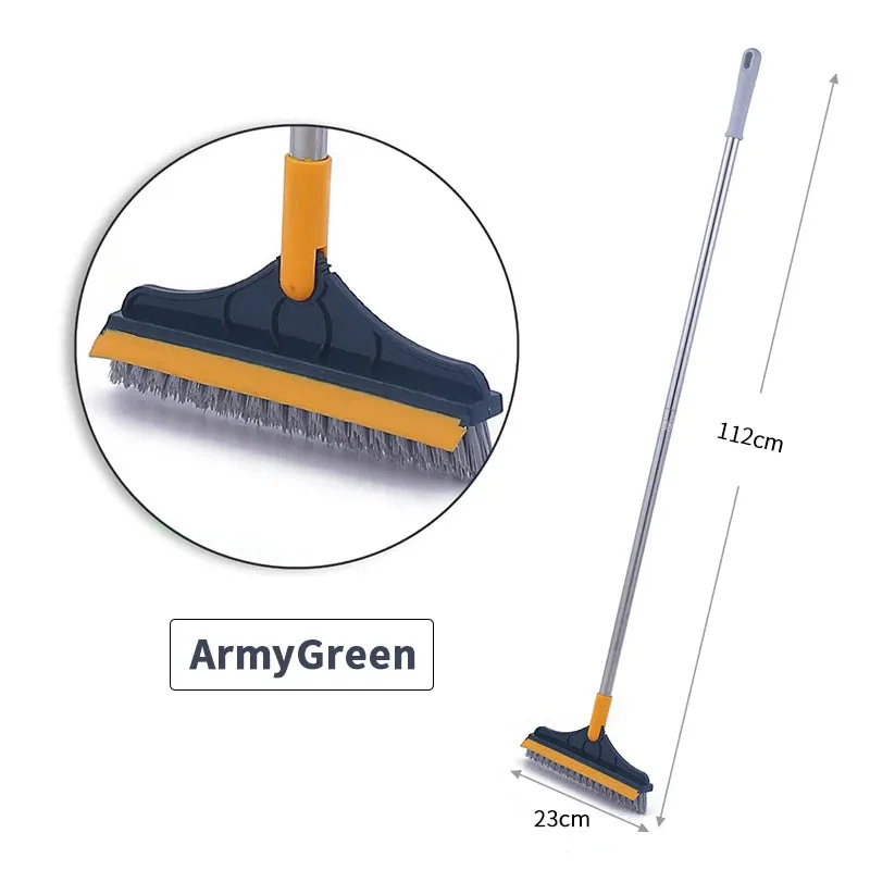 Adjustable Stainless Floor Scrub Brush