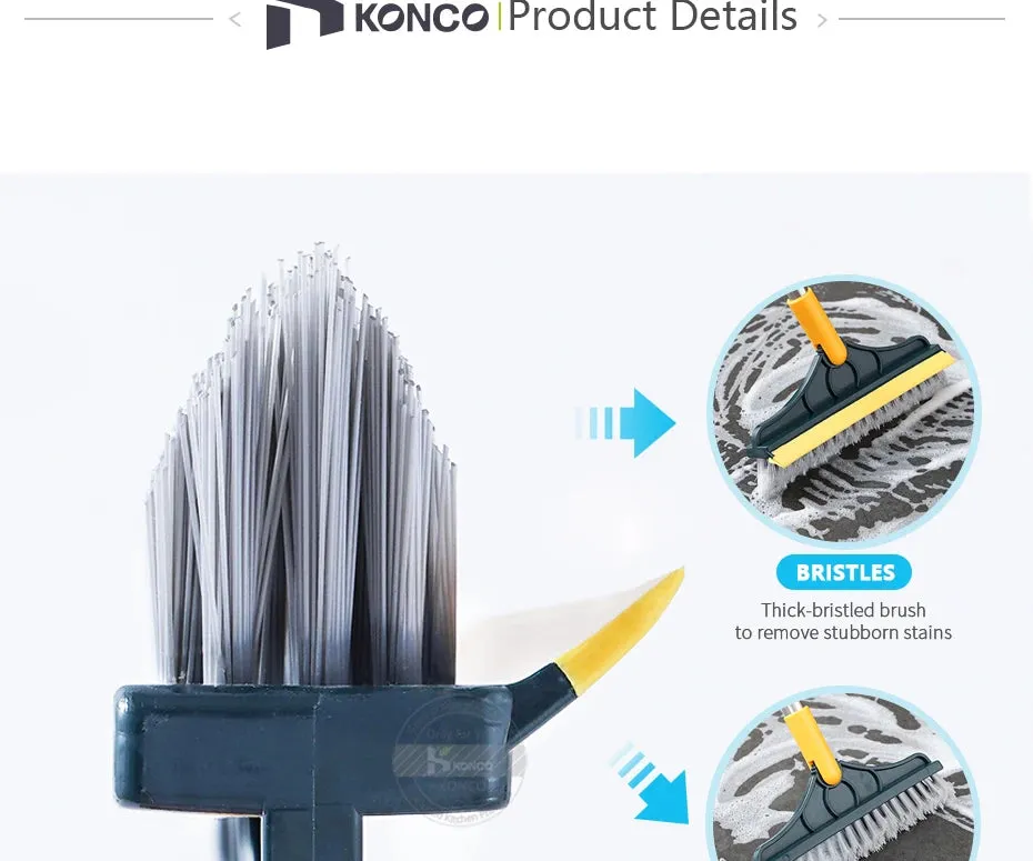 Adjustable Stainless Floor Scrub Brush