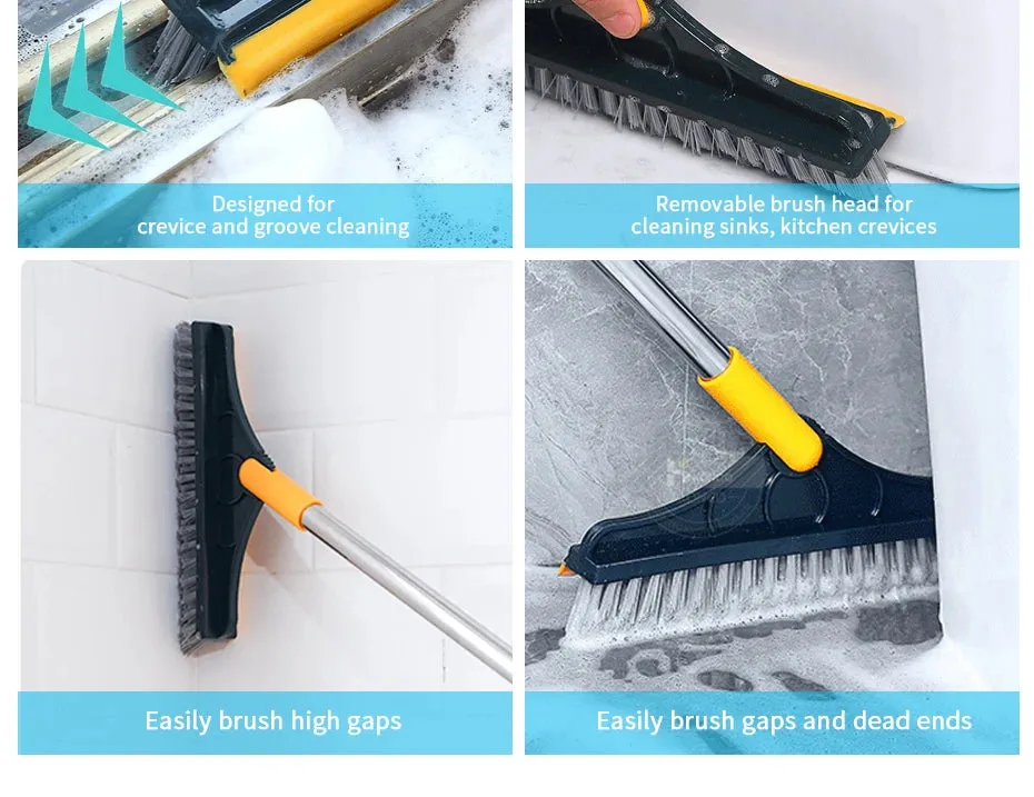 Adjustable Stainless Floor Scrub Brush