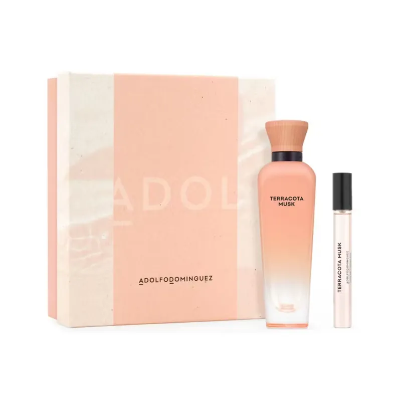 Adolfo Dominguez Set  Terracota Musk EDP 120 ml   Mini 10 ml