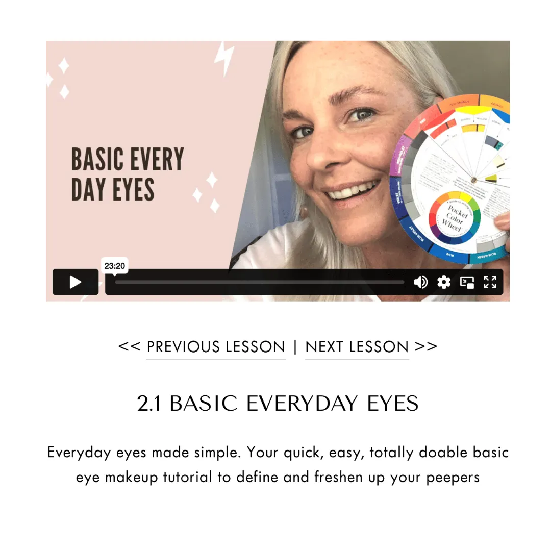 Ageless Beauty Course Chapter 2 Enhancing Eyes