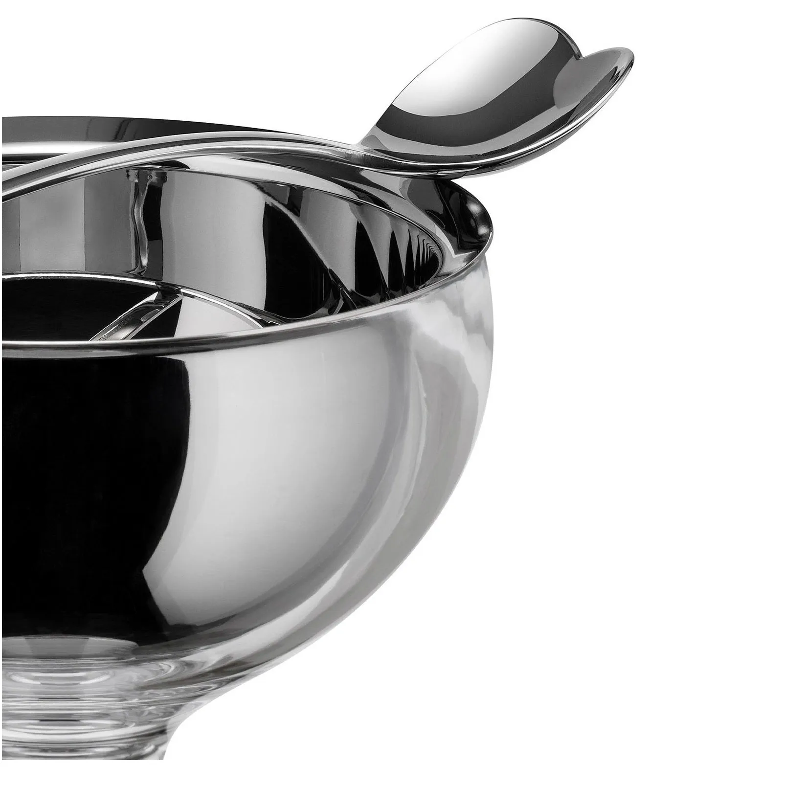 Alessi Big Love Ice Cream Bowl with Heart Shaped Spoon