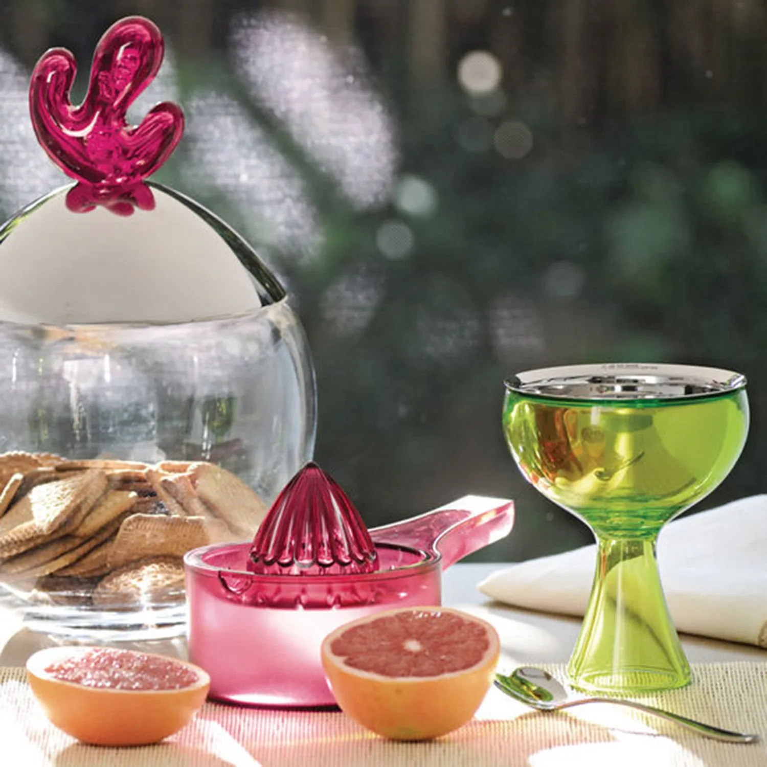 Alessi Big Love Ice Cream Bowl with Heart Shaped Spoon