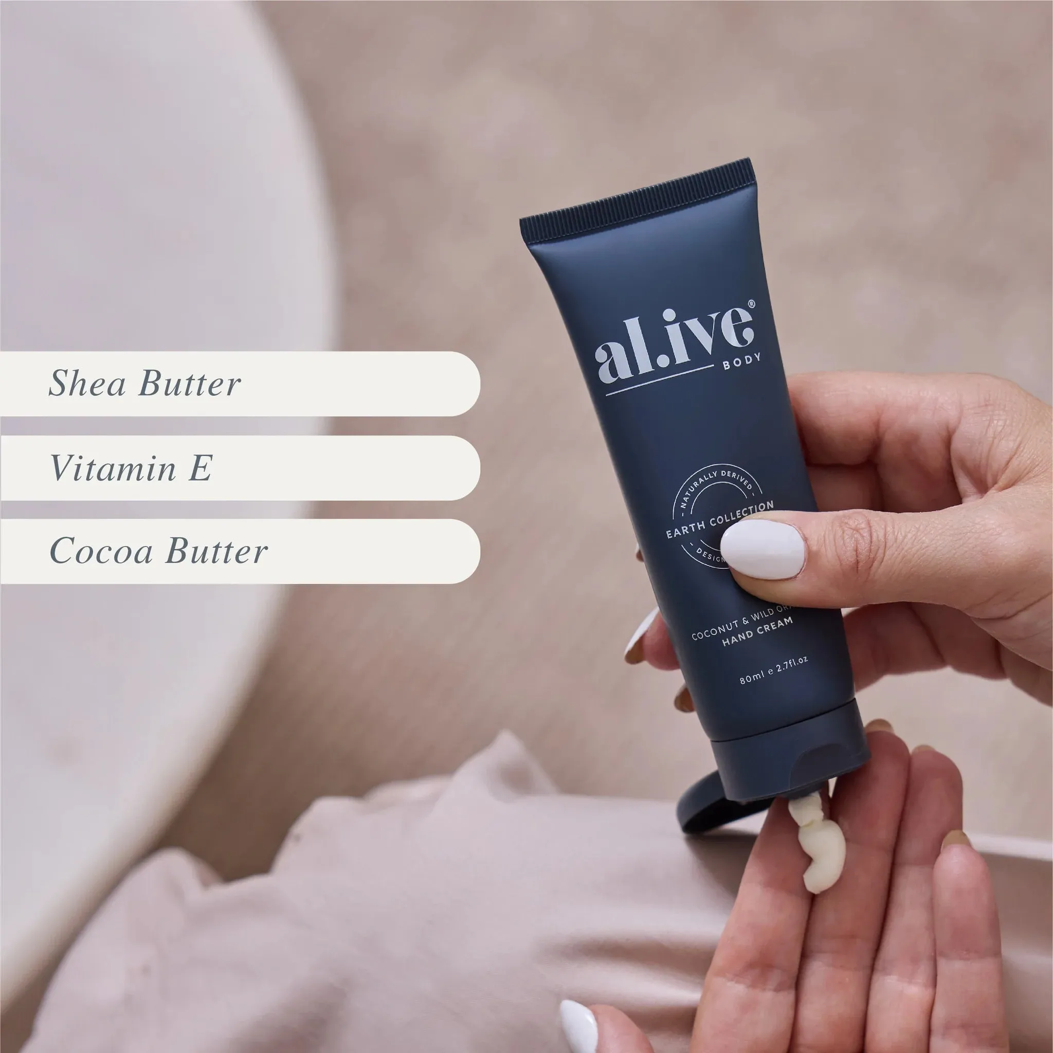 al.ive Body Hand Cream - Coconut & Wild Orange