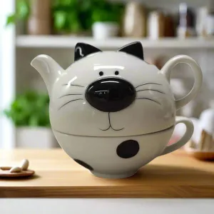 All in One Teapot and Cup Set
