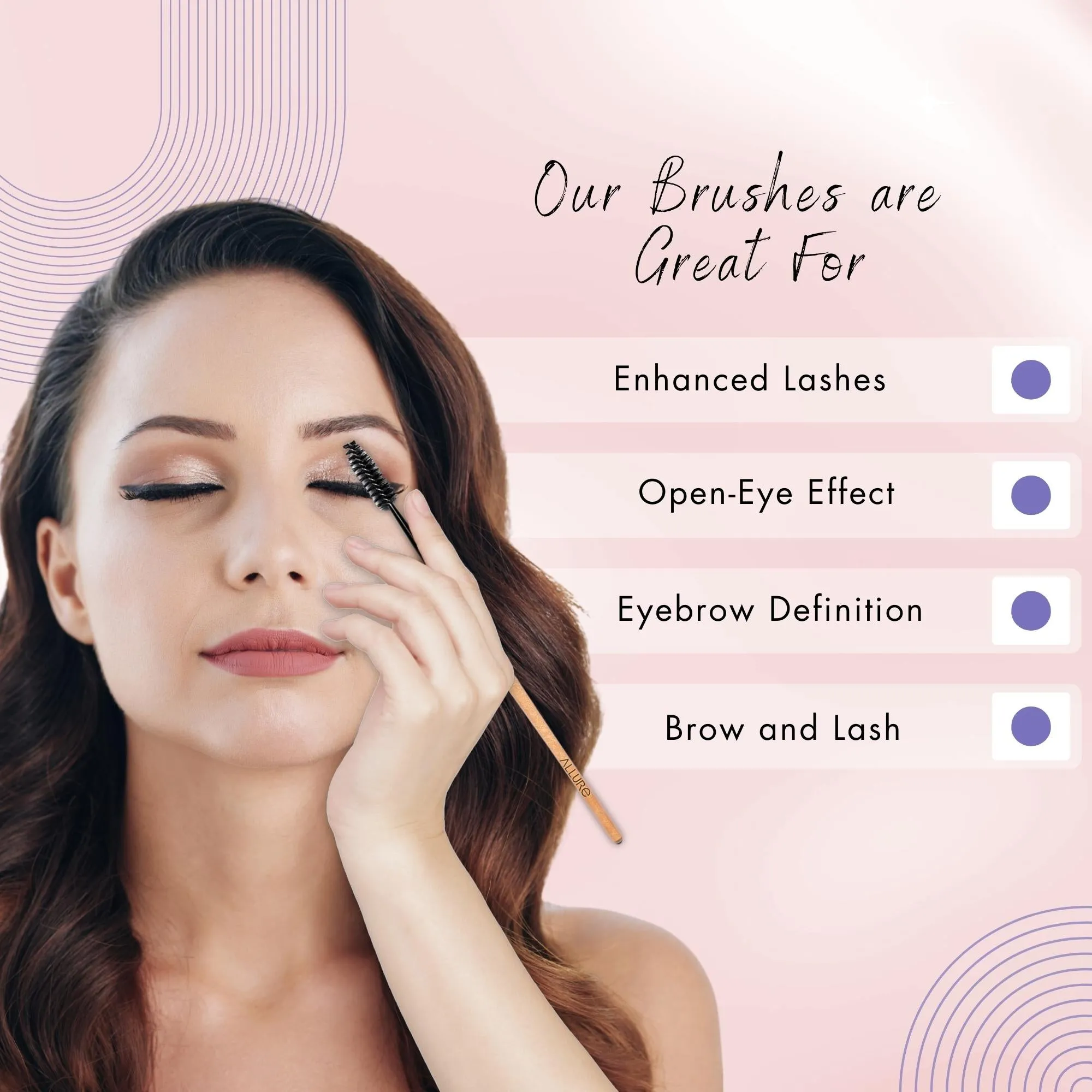 Allure Classic Mascara Brush & Eye Groomer Combo