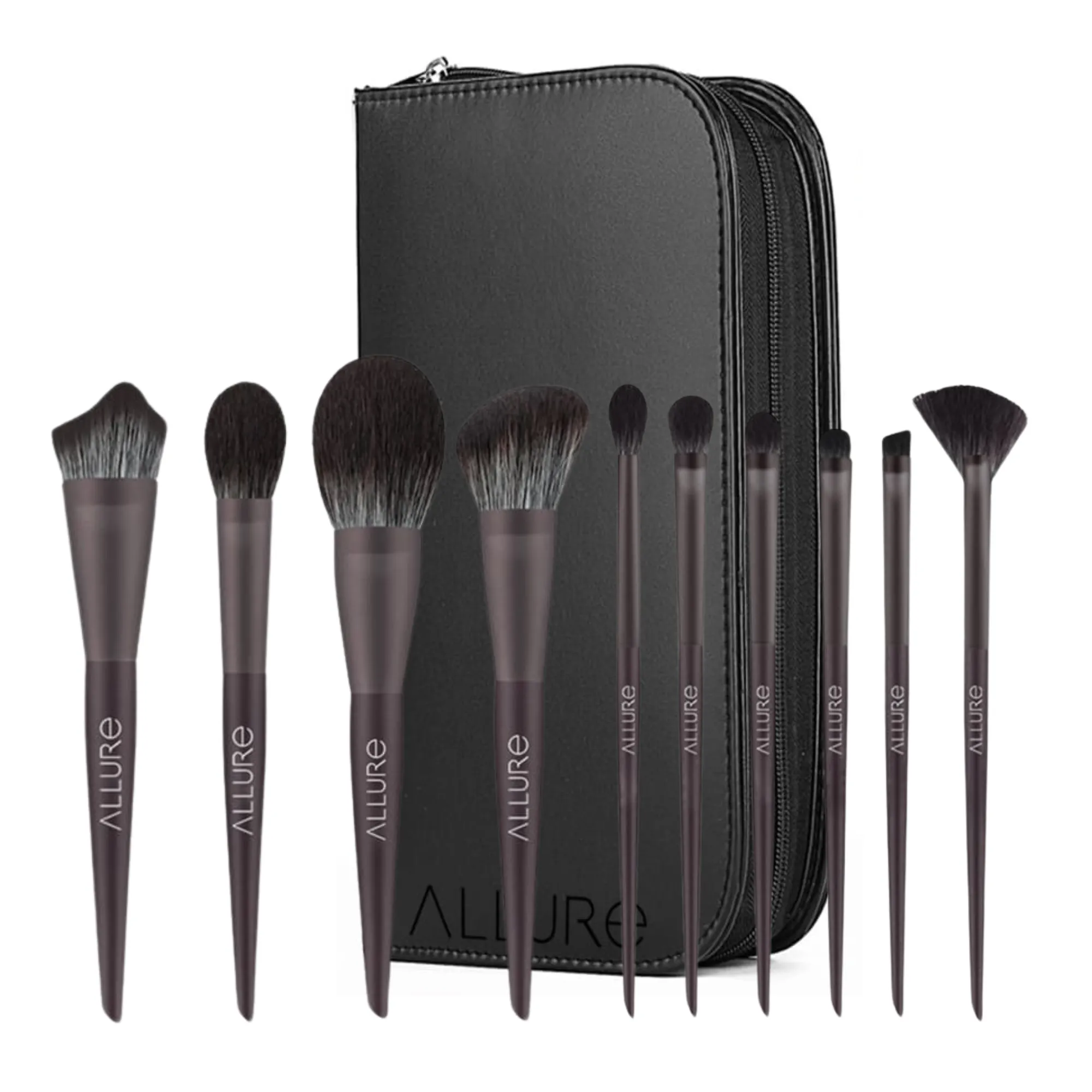 Allure Set of 10 Choco Make Brushes