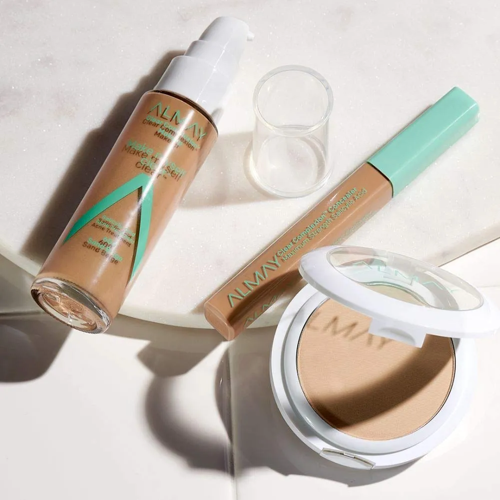 Almay Clear Complexion Concealer, Hypoallergenic, Cruelty Free, Oil Free, Dermatologist Tested, with Aloe and Salicylic Acid, Dark, 0.18 Fluid Ounce