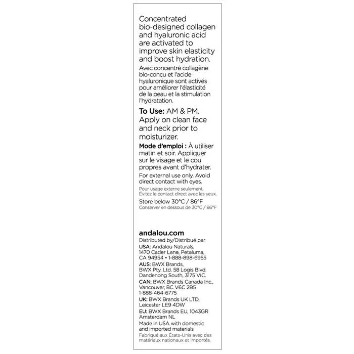 Andalou Naturals - Deep Hydration Life Boosting Serum, 1 fl oz