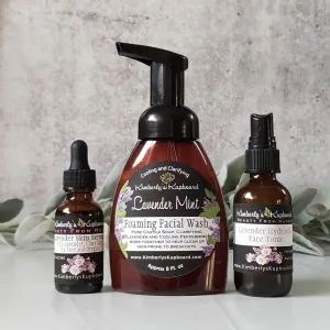 Anti-acne Lavender Skin Care Set for Acne-prone and Oily skin